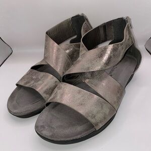 Pierre Dumas Metallic Sandals
